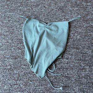 Chic Ribbed Crop Top with Adjustable Straps